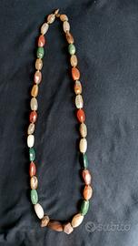 Collana pietre colorate provenienza Africa