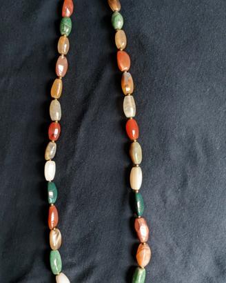 Collana pietre colorate provenienza Africa