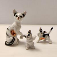 Miniature gatti in porcellana bone China