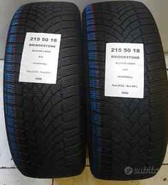 2 GOMME 215 50 18 BRIDGESTONE A1808