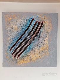 Quadro astratto moderno 50x50 cm