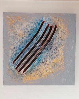 Quadro astratto moderno 50x50 cm