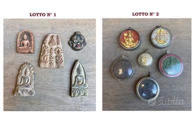 Oggetti sacri Cambogia Thaylandia amuleto Buddha