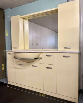 MOBILE BAGNO DIM. 1572xH835 + 1572xH820 mm