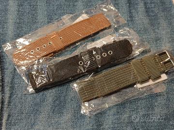 Cinturino orologio in nylon nato strap 20 22 24mm