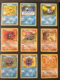 🦴Lotto carte Pokémon Old- Set Fossil 1ª ed 🇮🇹