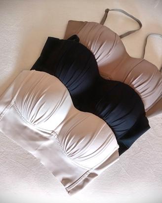 Reggiseni bralette 3 pezzi.