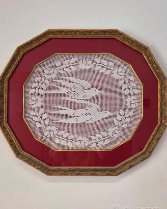 Quadro Artigianale all'uncinetto 