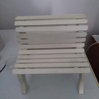 Panchina bambole, sedia