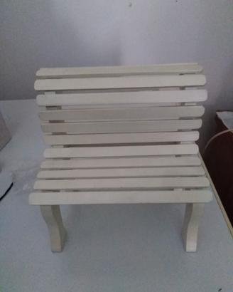 Panchina bambole, sedia