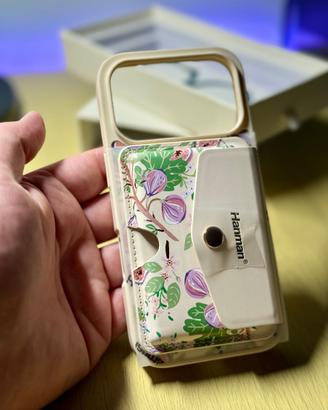 Cover iPhone 17 Pro Hanman porta carte magsafe