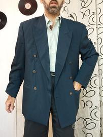 Blazer vintage Blu lana '80 Lanerossi ita tg. 50