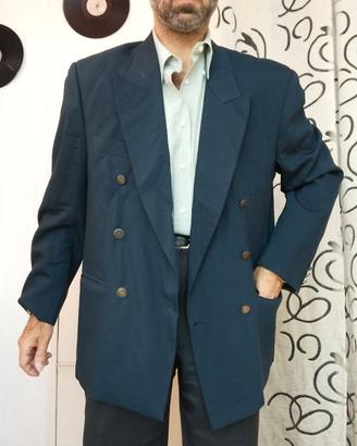 Blazer vintage Blu lana '80 Lanerossi ita tg. 50