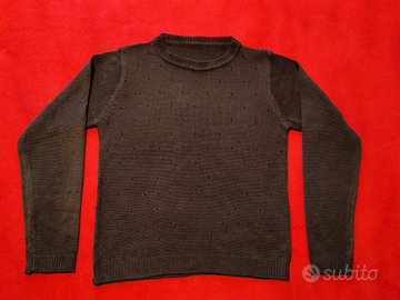 Maglione bucherellato donna 100% cotone