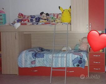 Caneretta Armadio Ponte 3 letti