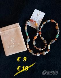 collana Margutta quarzo/ agata 50% sconto 