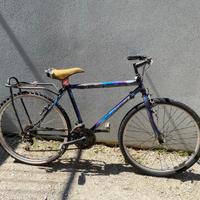 Mountain bike, viola e blu e nero, ruote da 26''