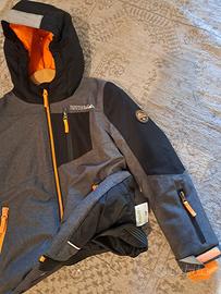 Completo giacca e pantaloni sci neve 6/10 anni