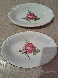 2 piattini Galvani industrie ceramiche 