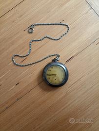 Ciao orologio vintage da tasca in argento 