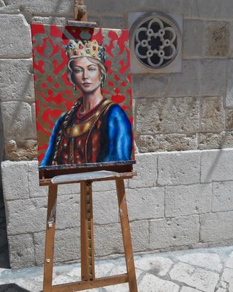 Quadretto digitale della principessa Bianca Lanci 