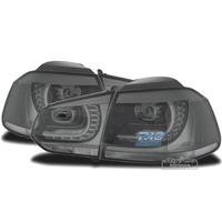 FANALI VOLKSWAGEN VW GOLF 6 08-12 LED GRIGIO FUMÉ