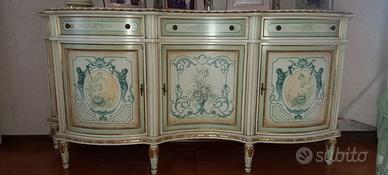 Mobile credenza veneziana con quadro