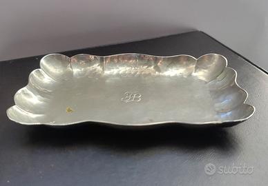 piattino peltro Perego/Saluzzo 