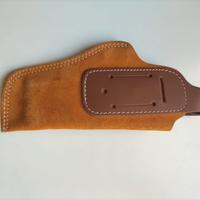 Fondina in camoscio per mancini e destrimani 