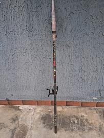 Canna da pesca 4 m completa con Mulinello