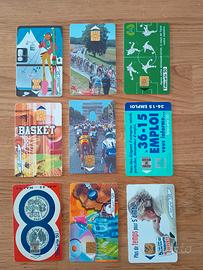 Raccolta 9 carte telefoniche francia