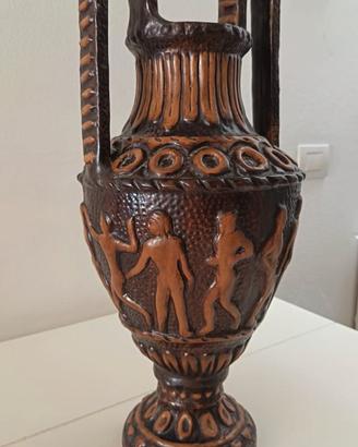 Vaso Greco in Ceramica Decorato a Mano Vintage
