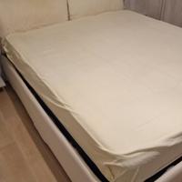 Letto contenitore con rete a doghe