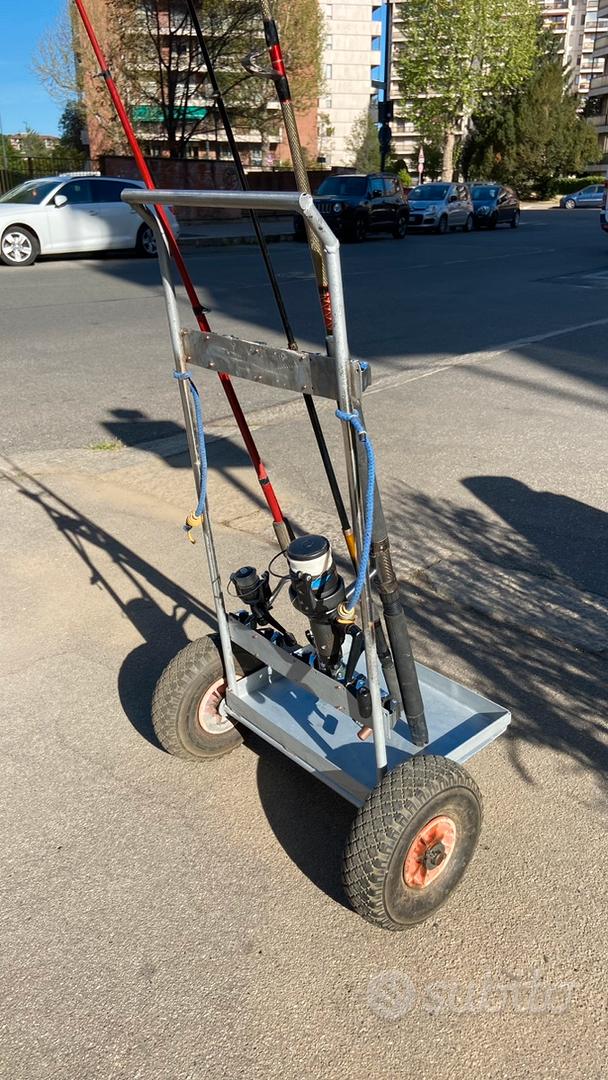 Carrello porta canne da pesca - Sports In vendita a Torino