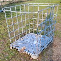 cestone cesta gabbia contenitore per legna