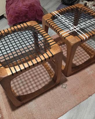Sgabelli in legno 