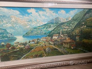 Quadro pietro Virgilio Lietti olio su tela 147x87