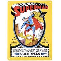 Targa metallica Metal Plate Dc Comics Superman vin
