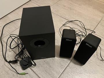 Subwoofer + 2 autoparlanti Trust