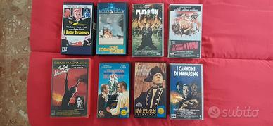 8 vhs 1^edizione originale titoli vari