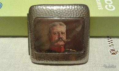 Portasigarette Von Hindenbrug PRUSSIA GERMANIA WW1