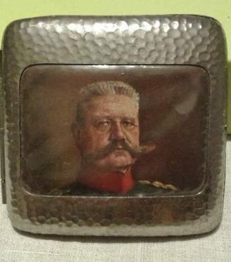 Portasigarette Von Hindenbrug PRUSSIA GERMANIA WW1