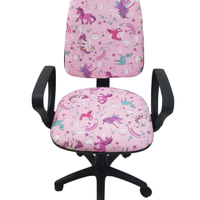 Sedia Rosa Fucsia Poltroncina Scrivania UNICORNO