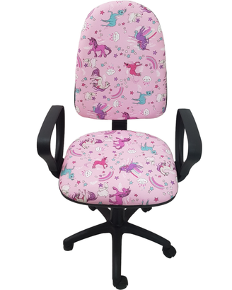 Sedia Rosa Fucsia Poltroncina Scrivania UNICORNO