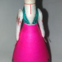 Bambola Russa Papier Mache (Moldavia 