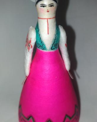 Bambola Russa Papier Mache (Moldavia 