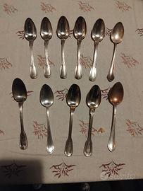 posate  antiche con timbri peso tutte 4 chi