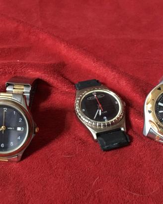 3 orologi a carica solare Junghans Fossil Lorus