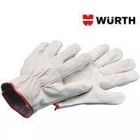 10 Guanti da lavoro, giardinaggio pelle würth
