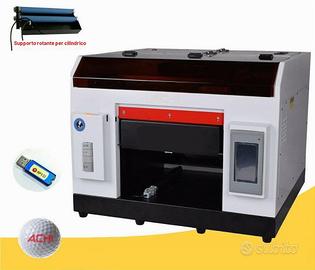 Stampante UV con rotary Testina nuova + Laser Co2